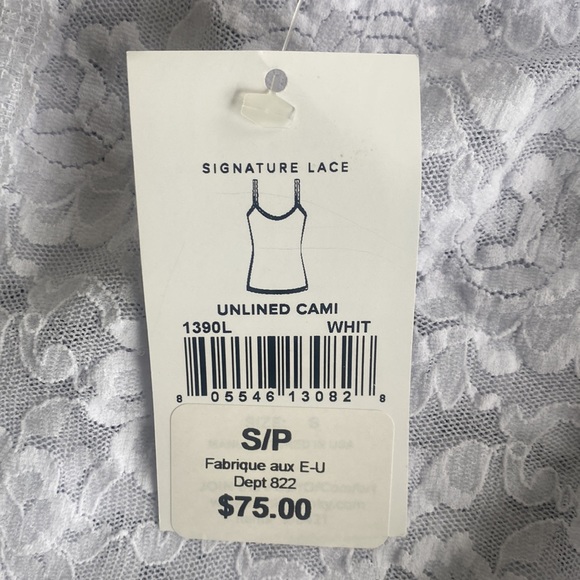 Signature Lace Unlined Camisole - Picture 7 of 8